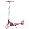 Scooter With 2 Wheels, for Kids Ages 6+, Kickstand Foot Support, Adjustable Height & Foldable, Fuchsia