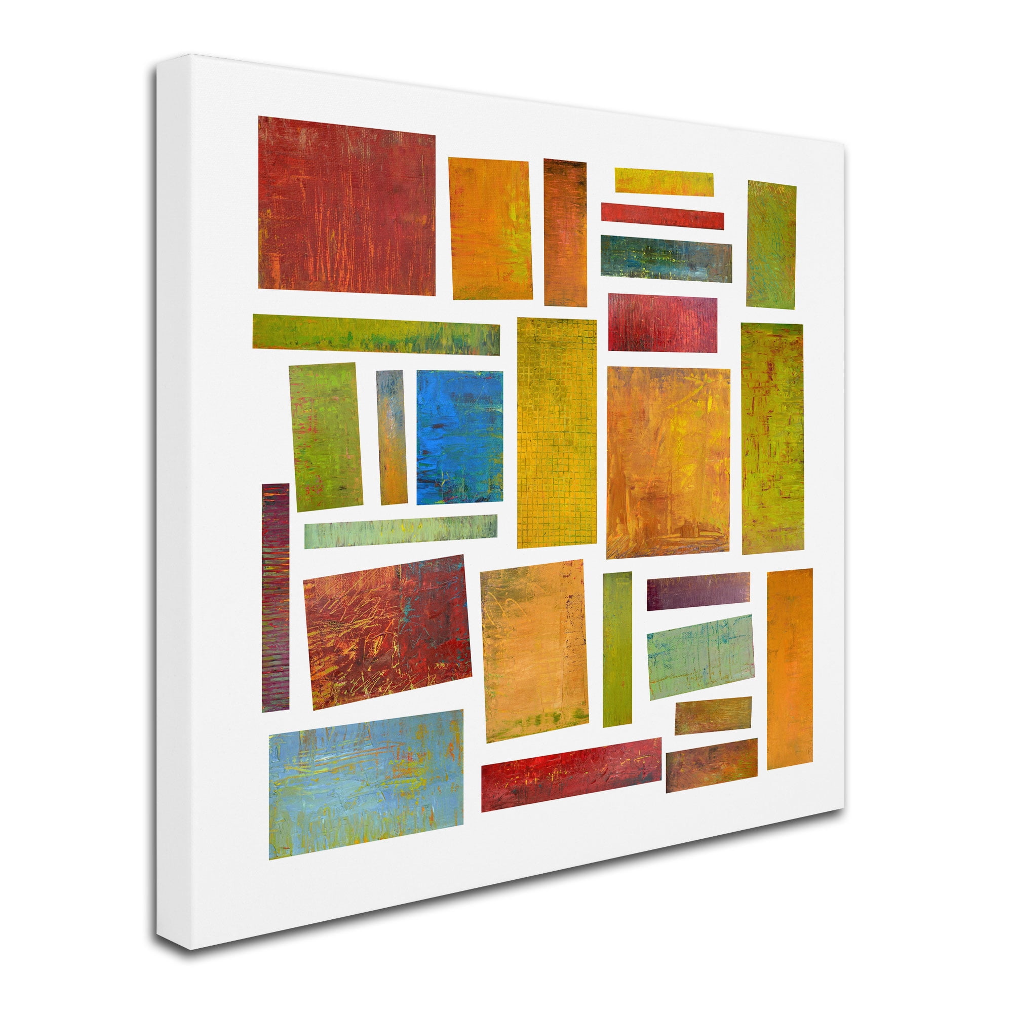Trademark Fine Art "Building Blocks Two" Canvas Art by Michelle Calkins