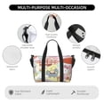 thumbnail image 4 of Lsque Sanrio Pattern Hand Travel Bag – Lightweight & Durable Oxford Luggage, Water-Repellent Carry-On with Multiple Compartments & Adjustable Strap, 4 of 8