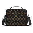 thumbnail image 3 of Sun and Circle Gothic Pattern Insulated Lunch Box for Women Men, Medium Leakproof Cooler Bag with Adjustable Strap, 10"x6.7"x8", 3 of 6