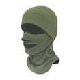 thumbnail image 2 of DYNWAVECA Winter Ski Warm Riding Hood Lining Cycling Face Cover Full Face for Running Outdoor Activities Bike Riding Green, 2 of 9