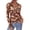 Black Apricot Floral, variant on Women's Long Sleeve Boho Floral Mesh Tops Fall V Neck Blouses,Fitted Polo Shirts, Collared, Double Lined, Dressy Casual, Going Out Date Night Outfits, Spring Lightweight Travel Clothes