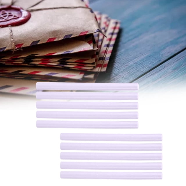 YSTINNG 10Pcs Sealing Wax Sticks MultiColor Small Round Stamp Tools for DIY Invitations Cards Envelopes B311-1044