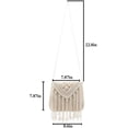 thumbnail image 2 of PIKADINGNIS Women Handwoven Crossbody Handbag Cotton Crochet Woven Shoulder Handbag Summer Beach Handmade Purse Bag Tassel, 2 of 6