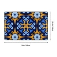 thumbnail image 5 of Area Rugs For Living Room Decor - Sicilian Blue Pattern Moroccan Style Anti Slip Throw Washable Rugs 3x5 For Bedroom, Soft Indoor Carpet For Bedroom Living Room 60x39In, 5 of 5