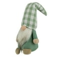 thumbnail image 3 of Northlight 12.25" Spring Gnome with Green Plaid Hat, 3 of 5