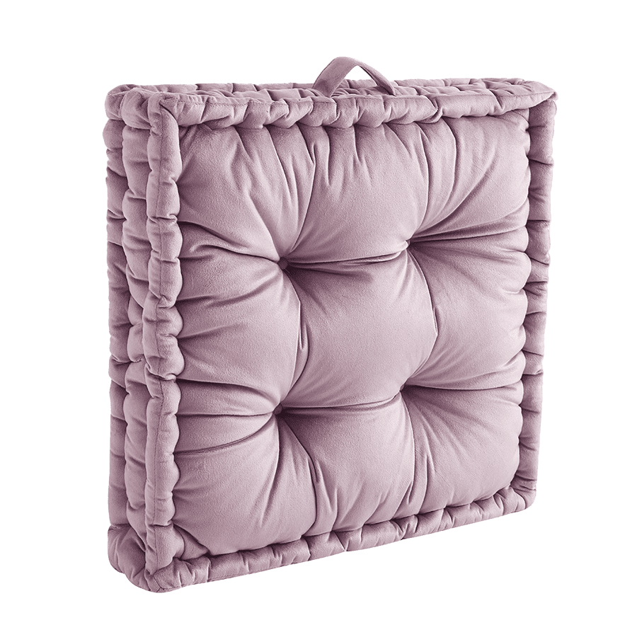 Mainstays 20" x 20" Hazy Purple Velvet Decorative Floor Pillow