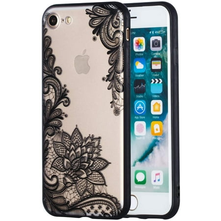 Gououd Iphone Case 2 In 1 Ultra Dunne Schale Ultra Dunn Weich Tpu Bumper Case Silikon Schutzcase Tpu Bumper Schale Fur Apple Iphone 7 8plus Blacker Lotus Walmart Canada