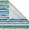 thumbnail image 6 of Ambesonne Vintage Stripe Valance & Curtain, Blue Green Tones Art, 55"x36", Multicolor, 6 of 7