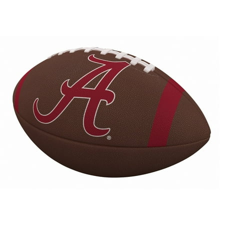- Alabama Crimson Tide Team Stripe Official-Size Composite Football