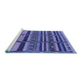 thumbnail image 2 of Ahgly Company Machine Washable Indoor Rectangle Oriental Blue Industrial Area Rugs, 7' x 10', 2 of 4