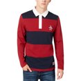 thumbnail image 1 of Original Penguin Bowling Pete Rugby Polo para hombre, rojo, pequeño Original Penguin polo, rugbi, 1 of 1