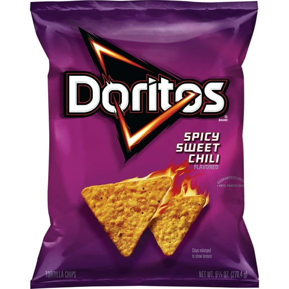 Doritos Tortilla Chips, Spicy Sweet Chili, 9.75 oz Bag