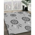 thumbnail image 2 of Ahgly Company Indoor Square Patterned Gray Area Rugs, 3' Square, 2 of 6