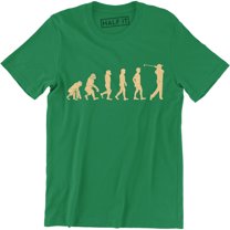 Crawl Walk Golf Evolution - Golfing Masters Clubhouse Men's T-Shirt