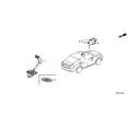thumbnail image 2 of New Genuine Honda Accord Rearview Camera Assembly (13-14) OE 39530T2AA01, 2 of 10