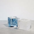 thumbnail image 2 of Kosta Boda Brick Votive, Blue, 2 of 5
