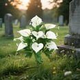 thumbnail image 4 of Oliegs Velvet Realistic Floral Arrangements For Home Wedding, 4 of 6