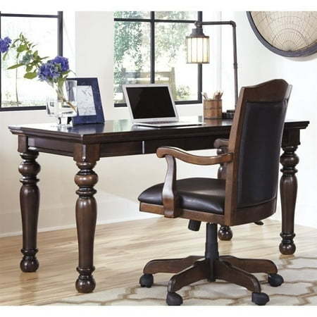 Ashley hamlyn hamlyn 60'' home office desk h527-26 Ashley Porter Home Office Computer Desk in Brown - Walmart.com