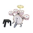 thumbnail image 4 of BELOVING Ensemble de Pile pour Enfants Instruments de Musique Compacts Jouet pour Fête Concert Maternelle Rose, 4 of 9