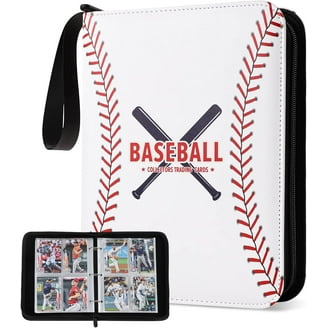 Yeeclot Baseball Card Binder, Trading Card Binder with 50 Sleeves, Trading  Card Albums Sports Card Binder Collectible Fits 400 Cards
