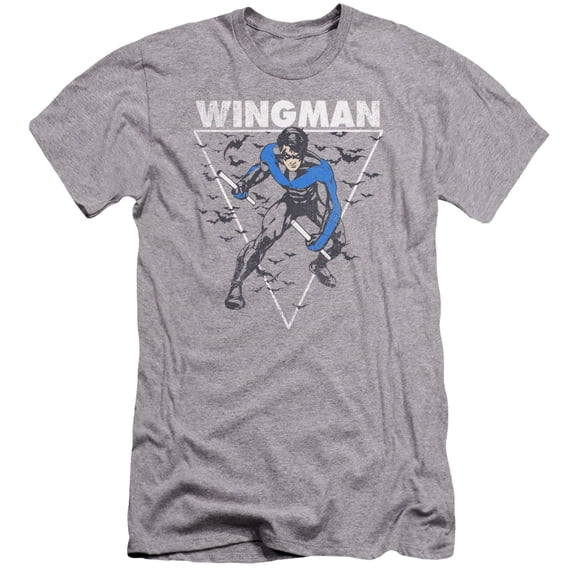 Batman - Nightwingman - Premium Slim Fit Short Sleeve Shirt - Large