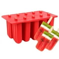 thumbnail image 3 of Mistaha 10 Even Ice Cream Ice Cream Mold Silicone Ice Tray Creative Popsicle Mold Ice, 3 of 6