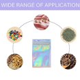 thumbnail image 5 of 100 Pcs Resealable Mylar Bags Compatible With Eyelash Jewelry Storage,14x20cm, 5 of 5