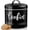 Black, variant on Farmhouse Cookie Jar for Kitchen Counter, 1 Gallon Vintage Cookie Jar with Airtight Lid, Large Food Storage Container for Candy, Cookies, Dessert, Black Kitchen Decor and Accessories