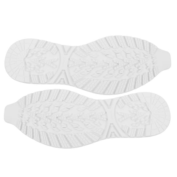 LABSERRON 1 Pair Cuttable Sole Shape Shoe for Sneaker Enthusiasts Non-Slip and Repair 12.6x4.5x0.1in
