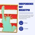 thumbnail image 3 of EeaseMX 6 alfileres de pecho con diseño de bandera estadounidense, adornos de moda para el Día de la Independencia, 3 of 7
