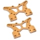 thumbnail image 1 of Soportes adaptadores de amortiguadores delanteros y traseros de metal para coches RC, accesorios para JLB J3 1:10 Hobby Oro, 1 of 7