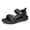 Black, variant on Boys Sandals Open Toe Lightweight Water Sports Beach Summer Shoes for Little Big Kid Black