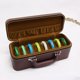 thumbnail image 5 of Caja de brazalete portátil Caja de almacenamiento de regalos Organizador para tocador de compromiso Mujeres marrón Hugo Caja de brazalete, 5 of 8