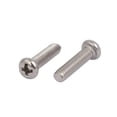 thumbnail image 2 of Tornillos de máquina de cabeza redonda Phillips de acero inoxidable 304 M4 x 16 mm 100 piezas, 2 of 3