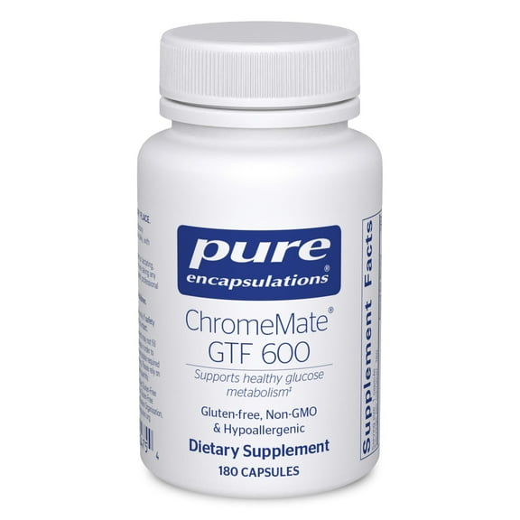 Pure Encapsulations ChromeMate GTF 600 | Supplement for Metabolism and Lean Muscle* | 180 Capsules