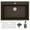 Brown, variant on Karran QT-812 Top Mount 33 in. Large Single Bowl Quartz Kitchen Sink Kit Black