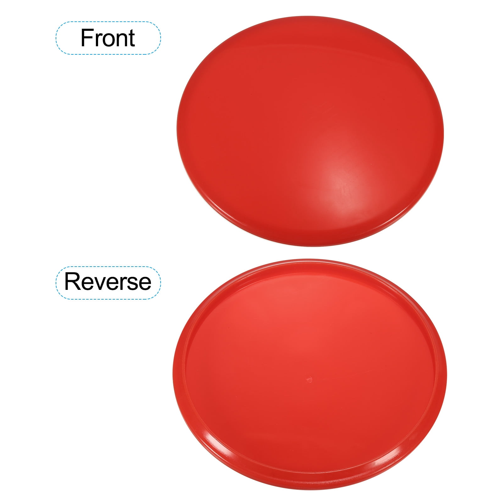 Flying Disc 8 Inch 160 Gram Sport Training Disk with Storage Bag, Red 3 Pack