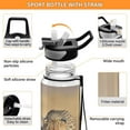 thumbnail image 4 of Cheetah Leopard Running 32oz Sports Water Bottles Leakproof Tritan Bottle with Straw BPA Free Clear Bottle for Fitness Gym Outdoor Cycling, 4 of 7