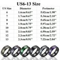 thumbnail image 3 of Rinsvye Frosted Silk Pattern Inlaid Rhinestone Ring Alloy Women Men Exquisite Ring Fashion Jewelry Gift Rings For Friends Girls Boys Weird Rings Stacking Rings Jewelry Rings For Teen Boys Colorful Rin, 3 of 7
