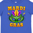 thumbnail image 4 of Inktastic Mardi Gras with Green Masquerade Mask Boys or Girls Toddler T-Shirt, 4 of 5