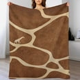 thumbnail image 4 of Giraffe Pattern (1) Throws Blankets for Sofa Bed Winter Plush Warm Blanket Holiday Gifts, 4 of 5