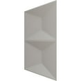 thumbnail image 4 of 19 5/8"W x 19 5/8"H Aberdeen EnduraWall Decorative 3D Wall Panel, Universal Aged Metallic Weathered Steel (Covers 2.67 Sq. Ft.), 4 of 6