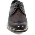 thumbnail image 2 of Stacy Adams Mens Dayton Burgundy Shoes Wing Tip  Ostrich Print Shiny 00375-05, 2 of 7