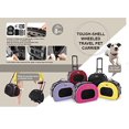 thumbnail image 2 of Pet Life B51RDMD Tough-Shell Wheeled Collapsible Final Destination Pet Carrier- Red - Medium, 2 of 2