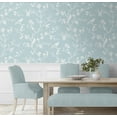 thumbnail image 4 of NextWall Blue Skies Songbird Chinoiserie Peel and Stick Wallpaper, 4 of 7