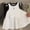 White, variant on Piuwrlz Girls Play Casual Dresses Girl Summer Dresses Pleated Skirts Dark Blue Size 10 Years