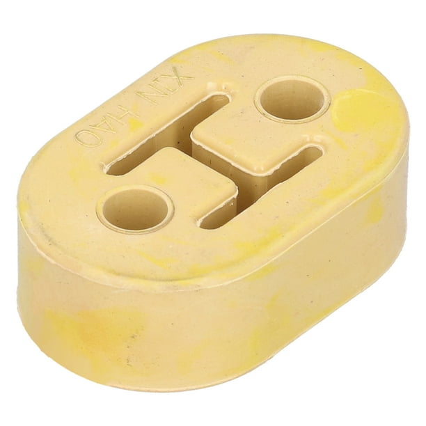 Colgador De Silenciador Colgador De Goma De Escape Aislador De Escape Soportes De Montaje De Goma Soportes De Tubo De Escape Colgador De Silenciador De 2 Orificios Tubo De Escape ANGGREK Amarillo