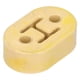 thumbnail image 1 of Colgador De Silenciador Colgador De Goma De Escape Aislador De Escape Soportes De Montaje De Goma Soportes De Tubo De Escape Colgador De Silenciador De 2 Orificios Tubo De Escape ANGGREK Amarillo, 1 of 8