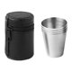 thumbnail image 3 of Bewildely 4 unids/set tazas de agua de viaje tazas de bebida con manga bebida vino jugo taza de acero inoxidable hogar Oficina vasos Mostrada, 3 of 6
